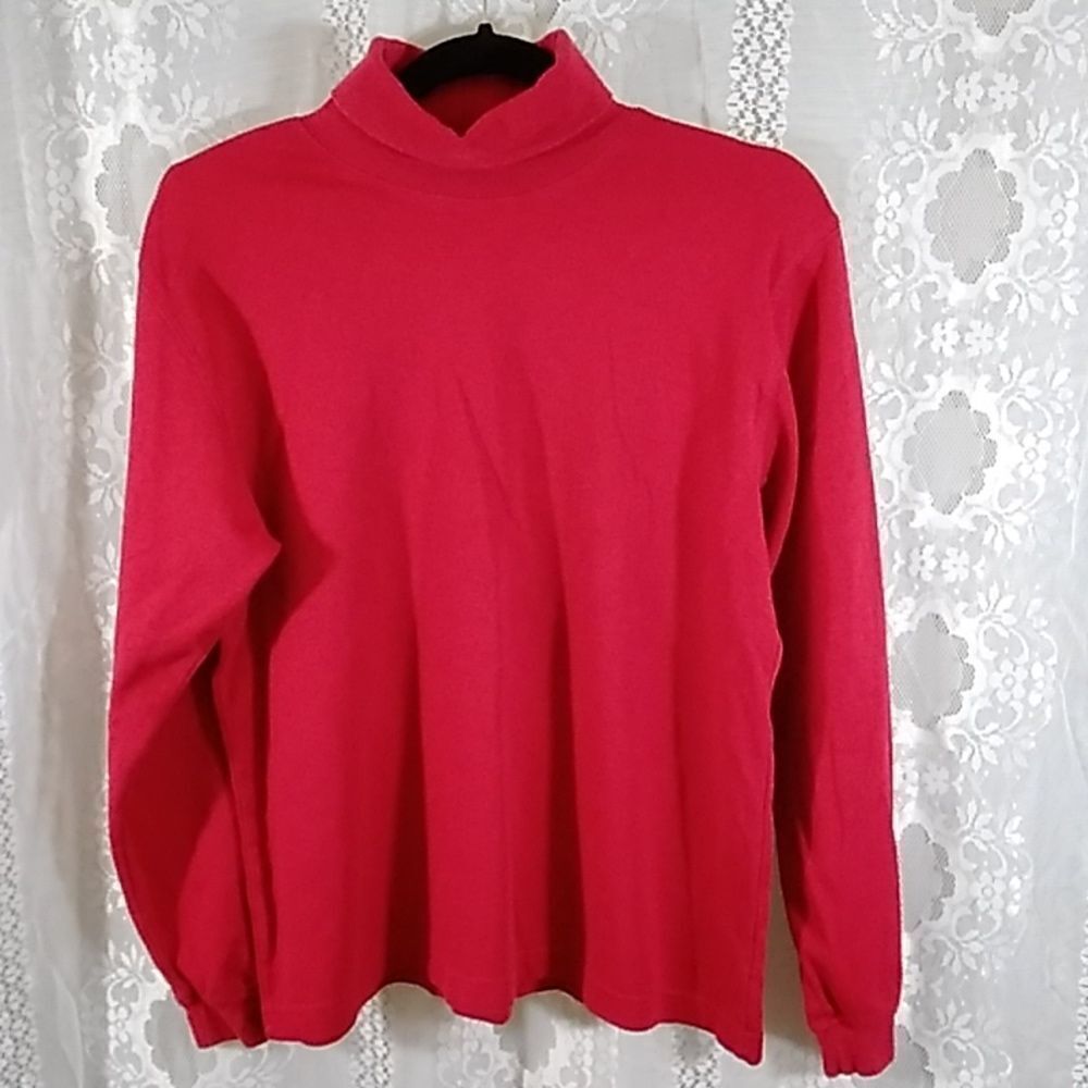 Authentic ST.JOHNS BAY CHRISTMAS 100% COTTON WOMEN'S SWEATER SIZE M